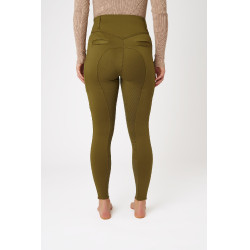 Pantalon Thermique Fond intégral Mira femme Horze Vert sapin