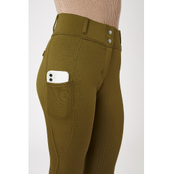 Pantalon Thermique Fond intégral Mira femme Horze Vert sapin