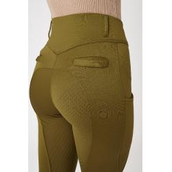 Pantalon Thermique Fond intégral Mira femme Horze Vert sapin