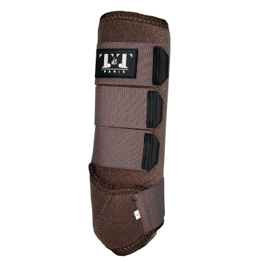 Neopreen beenbeschermers T de T Bruin Neopreen beenbeschermers T de T Bruin