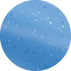 Ronde metalen roskam fluo met glitter Ronde metalen roskam fluo met glitter