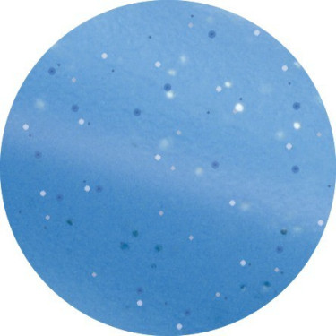 Ronde metalen roskam fluo met glitter Ronde metalen roskam fluo met glitter