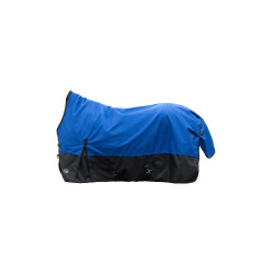 Couverture highneck HKM Glasgow 1200D 100g Bleu / noir