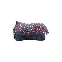 Couverture highneck HKM Norwich 600D 100g Beige / marron