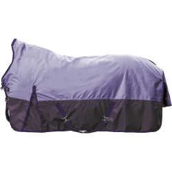 Couverture highneck HKM Orlando 600D 100g Lilas clair / lilas foncé Violet