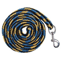 Gevlochten lijn met musketon HKM Willekeurig Blauw Gevlochten lijn met musketon HKM Willekeurig Blauw