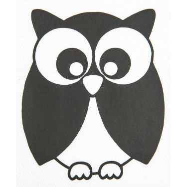 Strijkembleem uil HKM