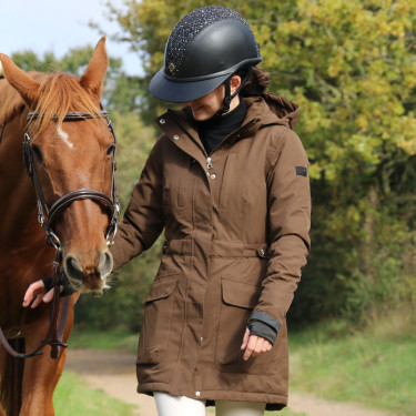Veste chauffante longue Jadine Horze hiver Veste chauffante longue Jadine Horze hiver
