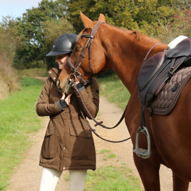 Veste chauffante longue Jadine Horze hiver Veste chauffante longue Jadine Horze hiver