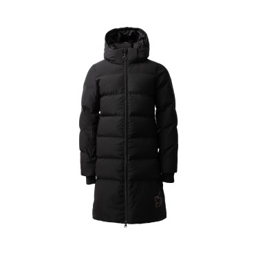 Manteau long Horze Paloma matelassé enfant Noir caviar