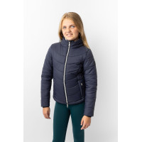 Veste d'équitation Horze Astrid matelassée enfant Bleu polaire Bleu marine Veste d'équitation Horze Astrid matelassée enfant Bleu polaire Bleu marine