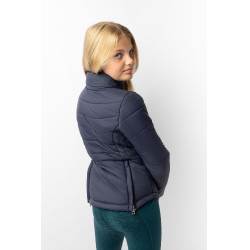 Veste d'équitation Horze Astrid matelassée enfant Bleu polaire Bleu marine Veste d'équitation Horze Astrid matelassée enfant Bleu polaire Bleu marine
