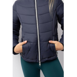Veste d'équitation Horze Astrid matelassée enfant Bleu polaire Bleu marine Veste d'équitation Horze Astrid matelassée enfant Bleu polaire Bleu marine