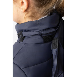 Veste d'équitation Horze Astrid matelassée enfant Bleu polaire Bleu marine Veste d'équitation Horze Astrid matelassée enfant Bleu polaire Bleu marine
