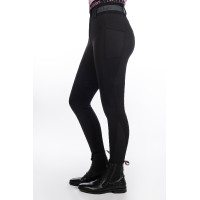 Pantalon femme Hailey fond 1/1 en silicone HKM Noir Pantalon femme Hailey fond 1/1 en silicone HKM Noir