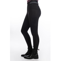 Pantalon femme Hailey fond 1/1 en silicone HKM Noir Pantalon femme Hailey fond 1/1 en silicone HKM Noir