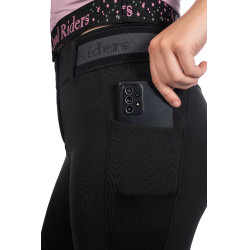 Damesbroek Hailey full grip 1/1 in siliconen HKM Zwart