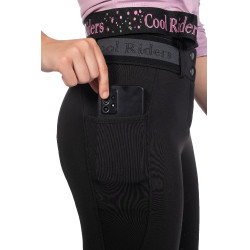 Pantalon femme Hailey fond 1/1 en silicone HKM Noir Pantalon femme Hailey fond 1/1 en silicone HKM Noir