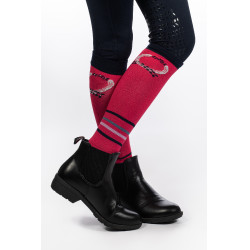 Chaussettes Aymee HKM Rose