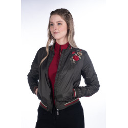 Blouson Fleur Style HKM Vert olive Blouson Fleur Style HKM Vert olive