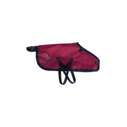 Couverture d'extérieur Cuddle Pony HKM Bleu marine / rose vif Couverture d'extérieur Cuddle Pony HKM Bleu marine / rose vif