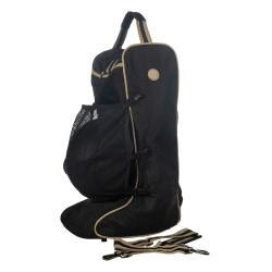 Sac à botte HKM Joules Noir / beige