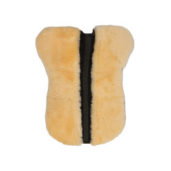 Amortisseur mouton véritable Comfort HKM Naturel Marron