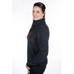 Pull Teddyfleece Unisex HKM Noir Pull Teddyfleece Unisex HKM Noir