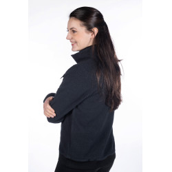 Pull Teddyfleece Unisex HKM Noir Pull Teddyfleece Unisex HKM Noir