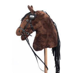 Etiquette de bridon Hobby Horsing HKM Noir