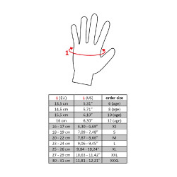 Gants d'hiver en cuir synthétique HKM Noir