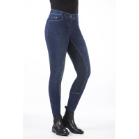 Pantalon Summer Denim fond 3/4 Alos HKM Bleu jeans / bleu foncé Pantalon Summer Denim fond 3/4 Alos HKM Bleu jeans / bleu foncé