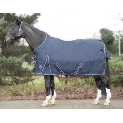 Highneck deken Starter 600D 100g HKM Donkerblauw Highneck deken Starter 600D 100g HKM Donkerblauw