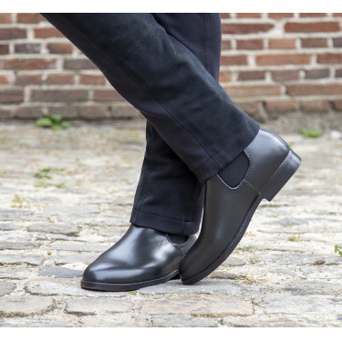 Rubber Jodhpur Soft laarzen met HKM inzetstuk Rubber Jodhpur Soft laarzen met HKM inzetstuk
