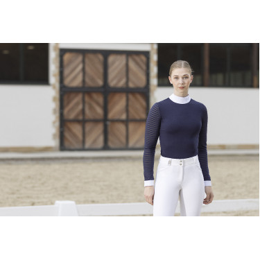 Polo de concours Monaco manches longues HKM Polo de concours Monaco manches longues HKM