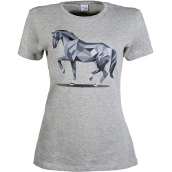 T-shirt Grafisch Paard HKM Lichtgrijs / gemêleerd T-shirt Grafisch Paard HKM Lichtgrijs / gemêleerd