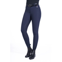 Pantalon Equine Sports Style fond intégral en silicone HKM Bleu foncé Pantalon Equine Sports Style fond intégral en silicone HKM Bleu foncé