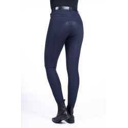 Pantalon Equine Sports Style fond intégral en silicone HKM Bleu foncé Pantalon Equine Sports Style fond intégral en silicone HKM Bleu foncé