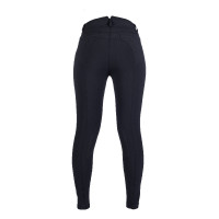 Broek HKM Savona Style siliconen kniestukken Zwart Broek HKM Savona Style siliconen kniestukken Zwart