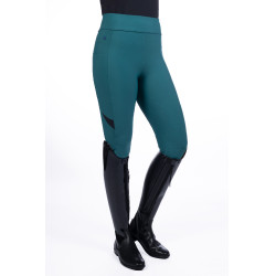 Legging Port Royal volledig siliconen zitvlak HKM Petroleum Blauw Legging Port Royal volledig siliconen zitvlak HKM Petroleum Blauw