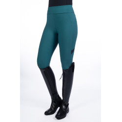 Legging Port Royal volledig siliconen zitvlak HKM Petroleum Blauw Legging Port Royal volledig siliconen zitvlak HKM Petroleum Blauw