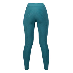 Legging Port Royal volledig siliconen zitvlak HKM Petroleum Blauw Legging Port Royal volledig siliconen zitvlak HKM Petroleum Blauw
