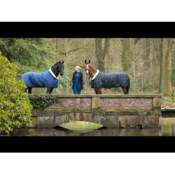 Legging Port Royal volledig siliconen zitvlak HKM Petroleum Blauw Legging Port Royal volledig siliconen zitvlak HKM Petroleum Blauw