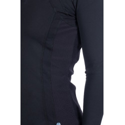 Polo à manches longues Port Royal HKM Noir