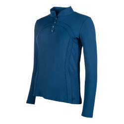 Lange mouwen poloshirt Port Royal HKM Donkerblauw