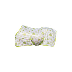 Couverture anti-mouches HKM Flamingo Vert / rose bonbon Couverture anti-mouches HKM Flamingo Vert / rose bonbon
