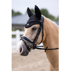 Vliegenmasker HKM Harbour Island Mesh Zwart