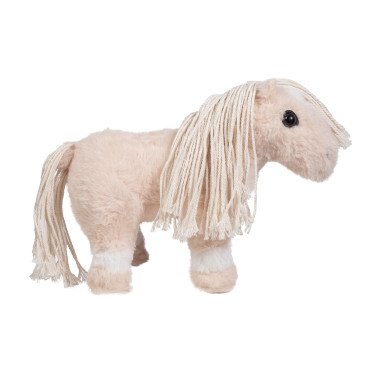 Pluche Veulen HKM Knuffel Pony Bruin / wit