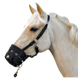 Licol muselière HKM Noir