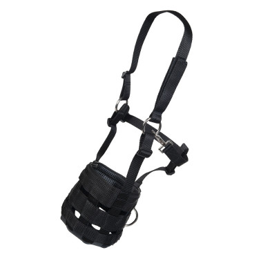 Muilkorf halster HKM Zwart
